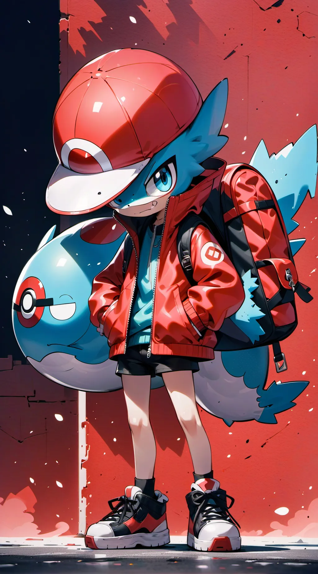 ai character: sonic  background