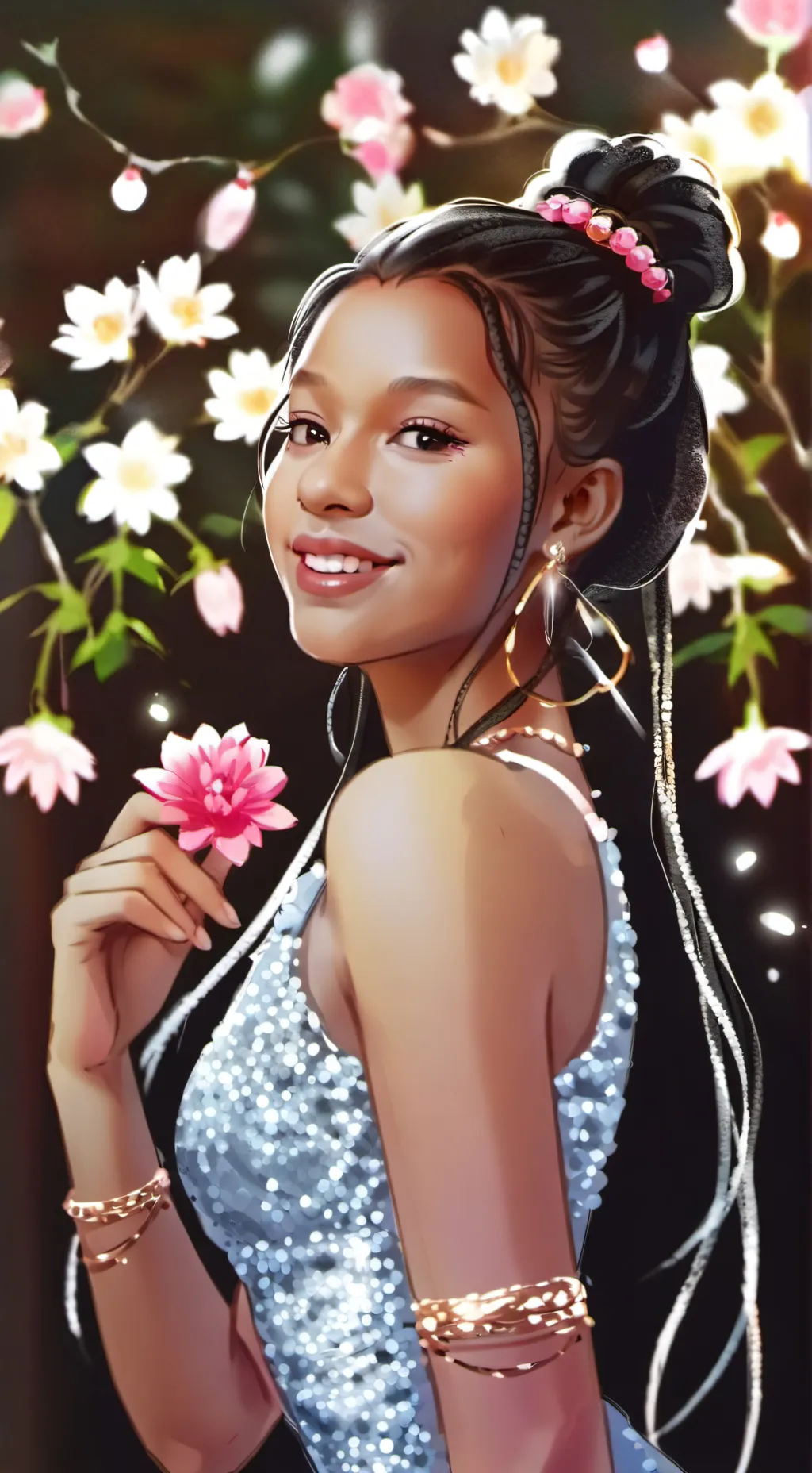 ai character: Ellie  background