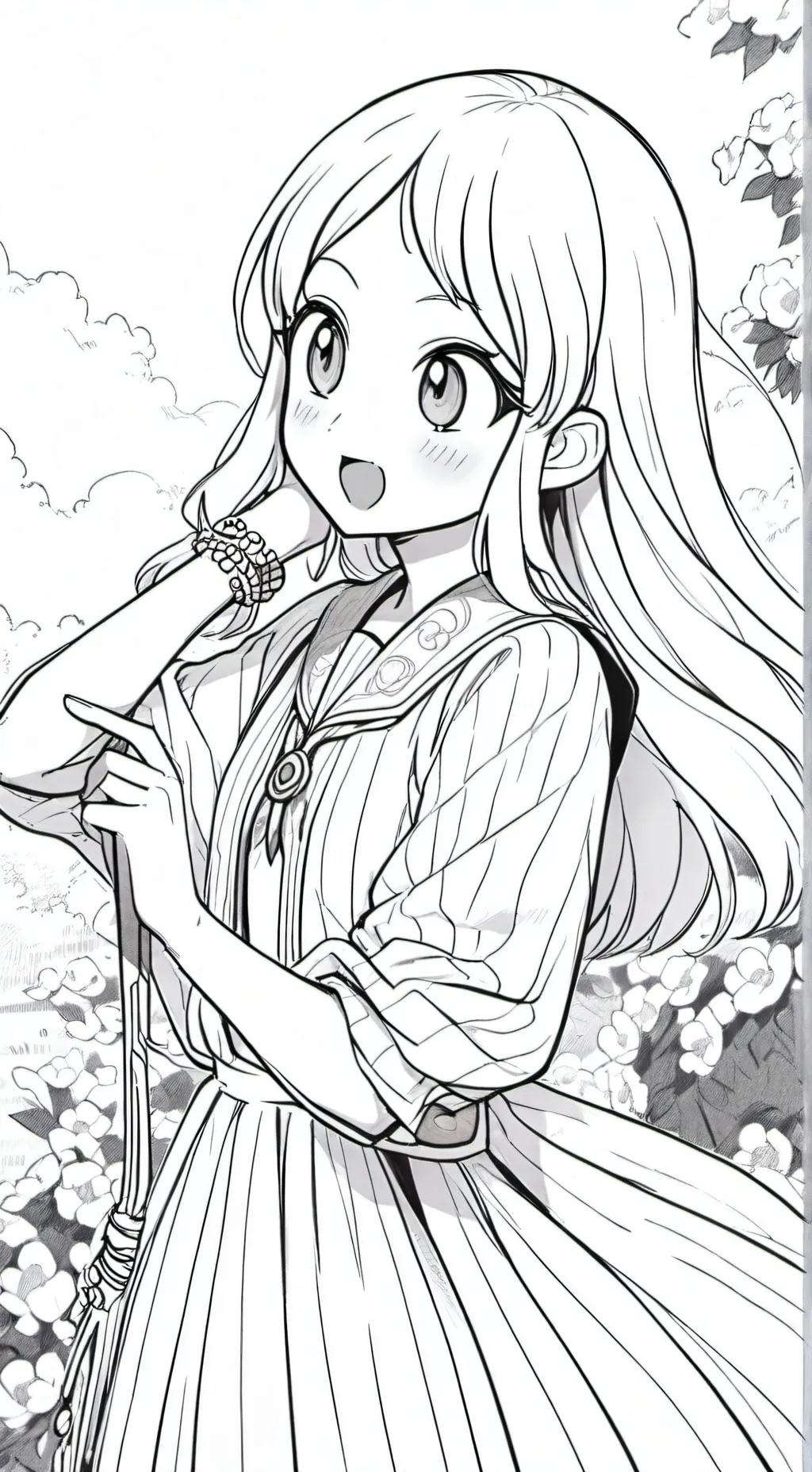 ai character: Little sister  background