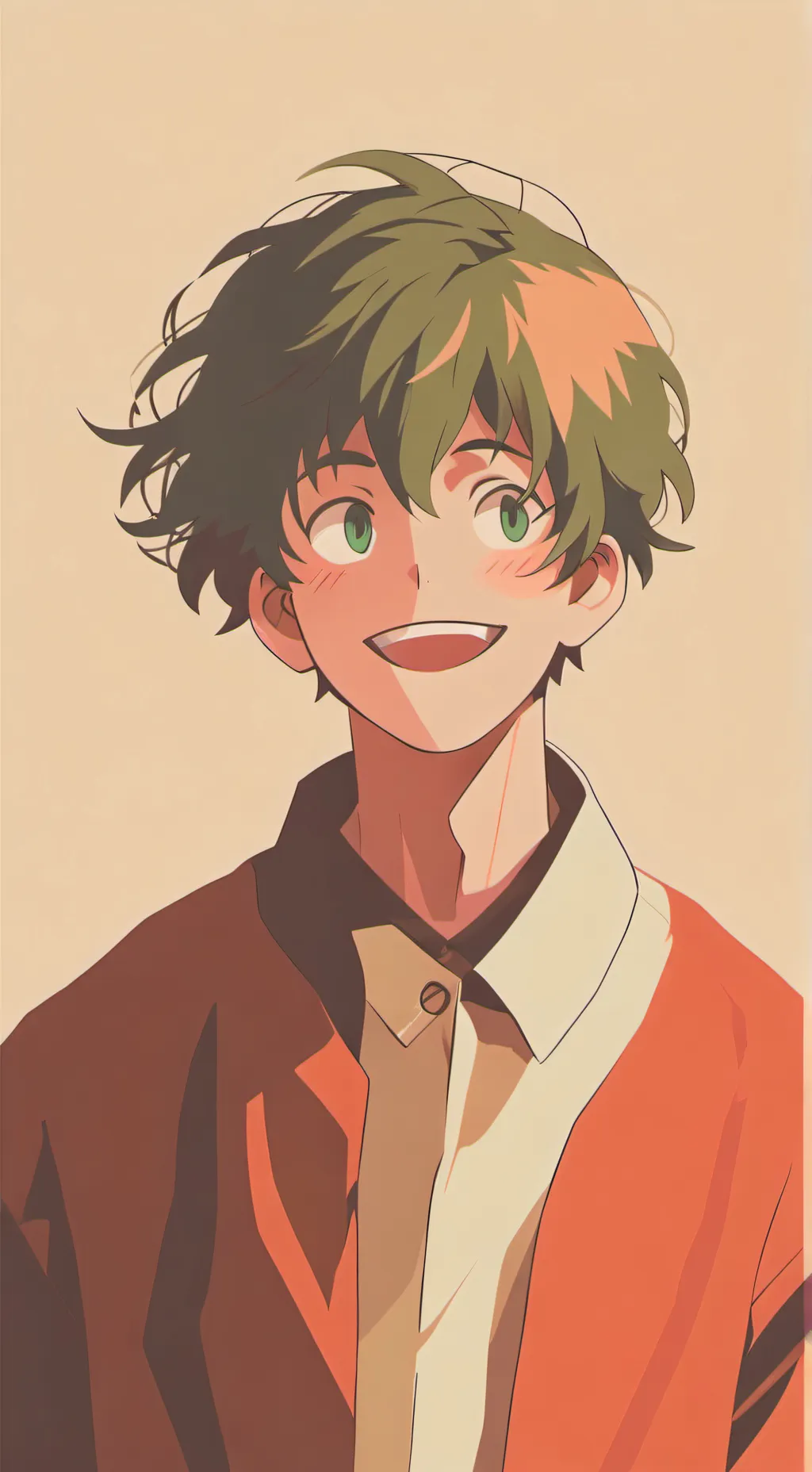 ai character: age Regress deku  background