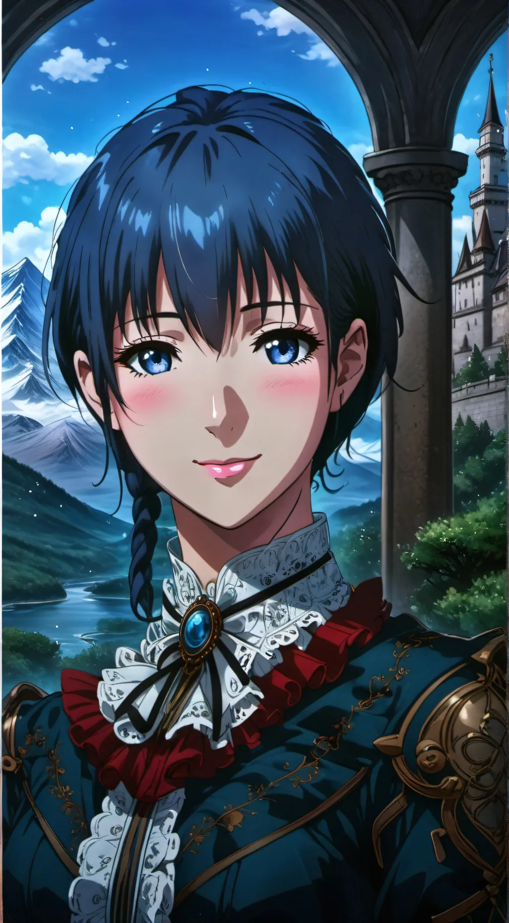 ai character: Akino🍒 background