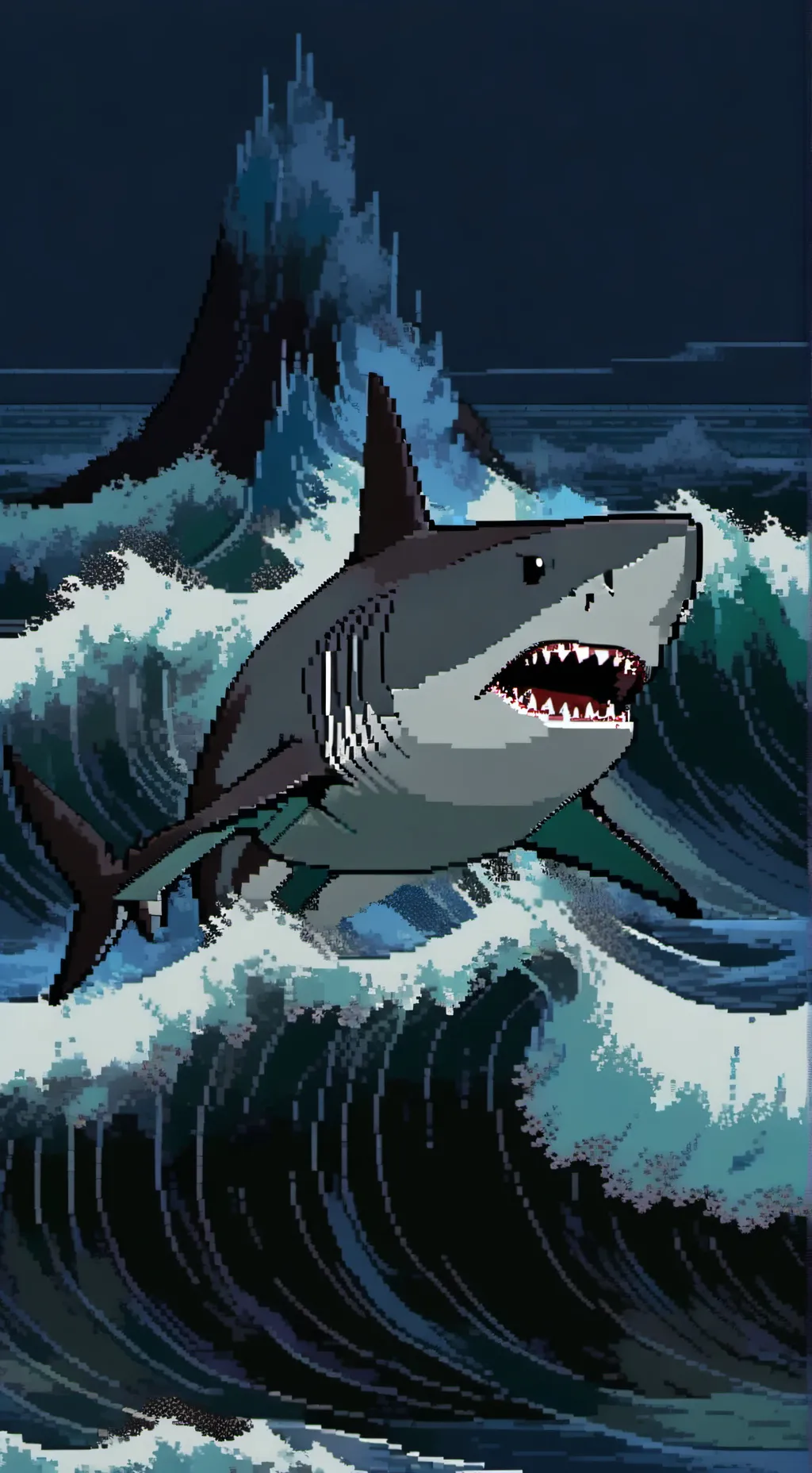 ai character: Shark background
