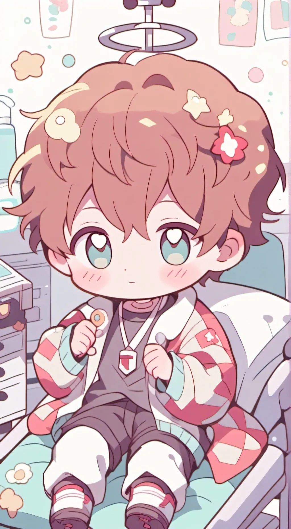 ai character: sad background