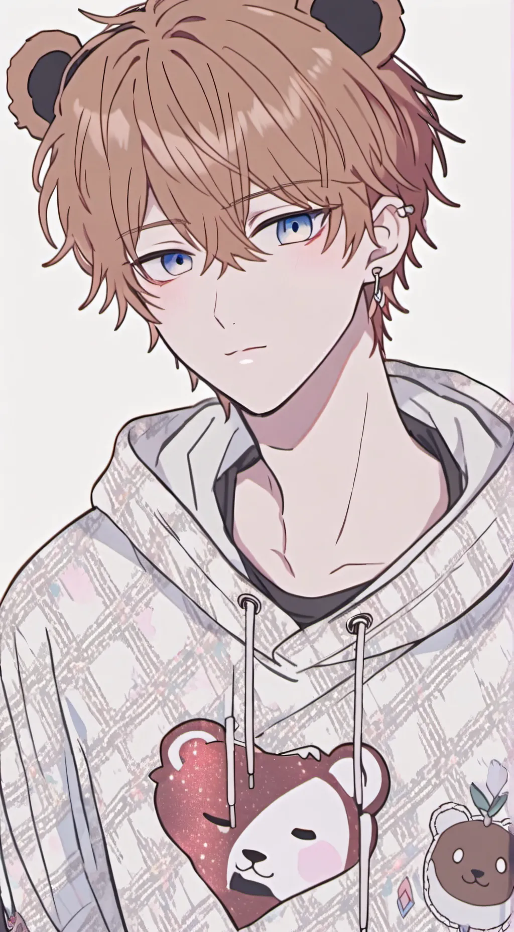 ai character: 🍪🐻Lewis 🐻🍪 background