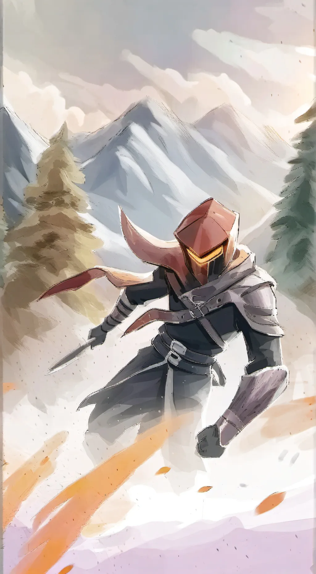 ai character: trekan background