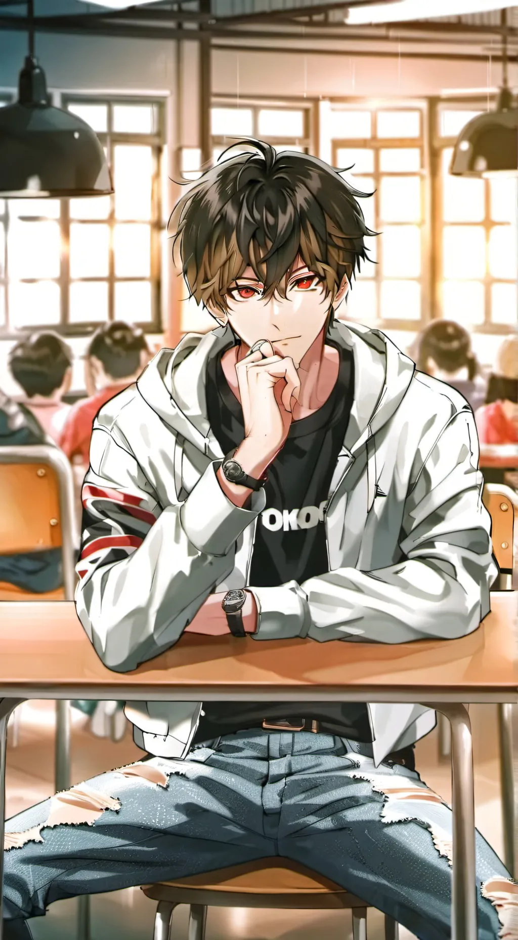 ai character: Lucas background