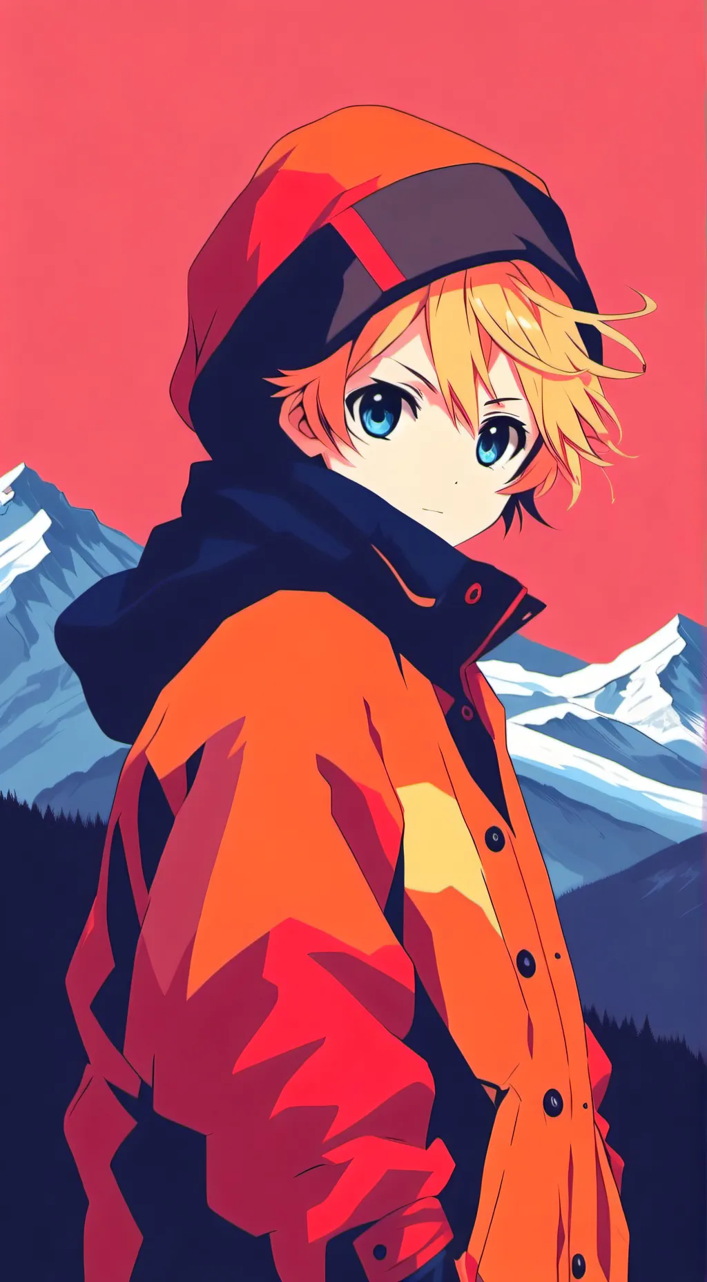 ai character: kenny MCornick 🟧 background