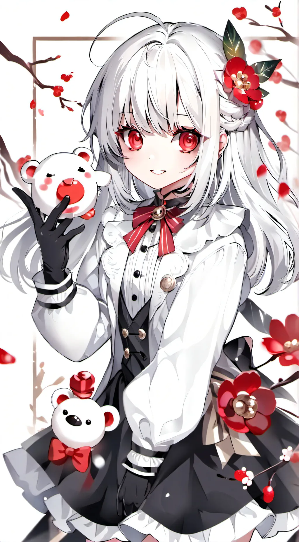 ai character: puppet daughter  background