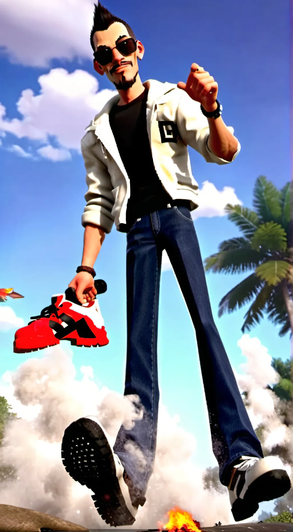 ai character: delirious age 2  background