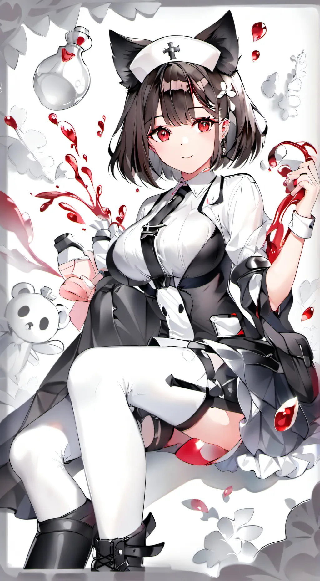 ai character: @nurse😝 background