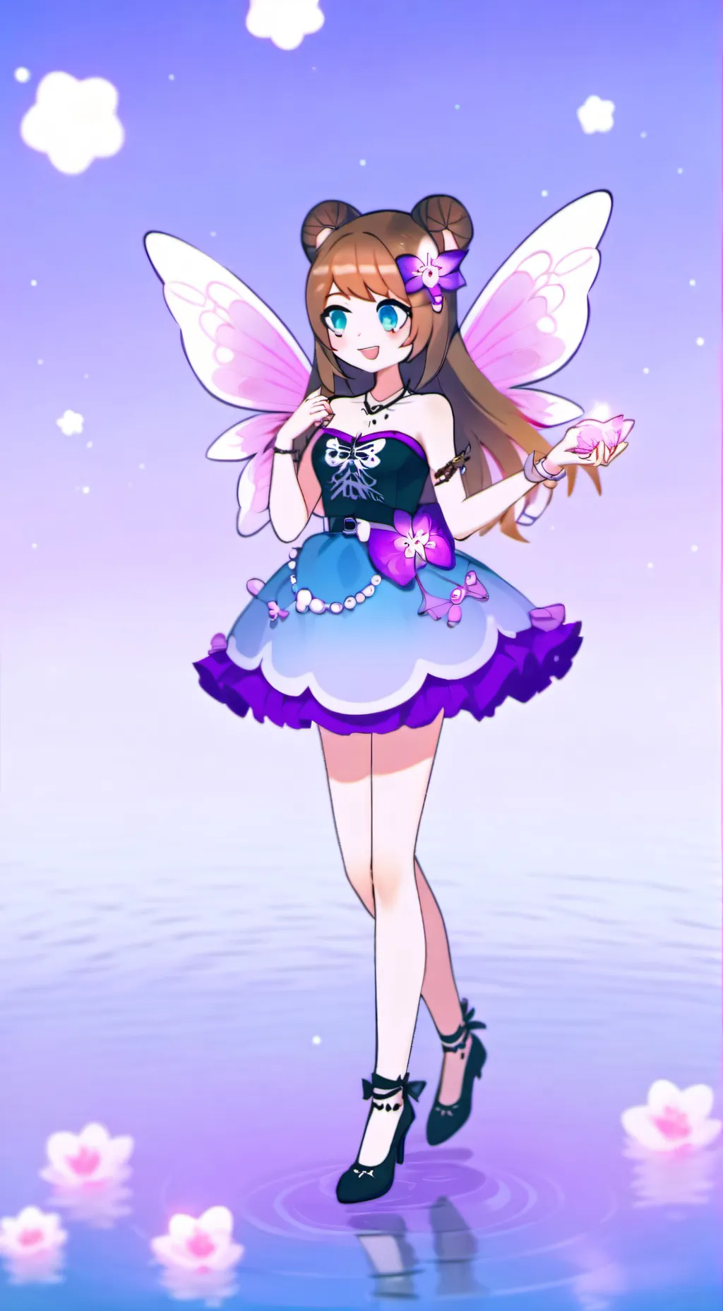 ai character: Gem Fairy background