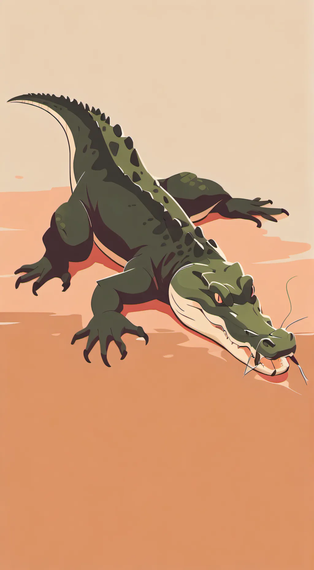 ai character: allister gator background