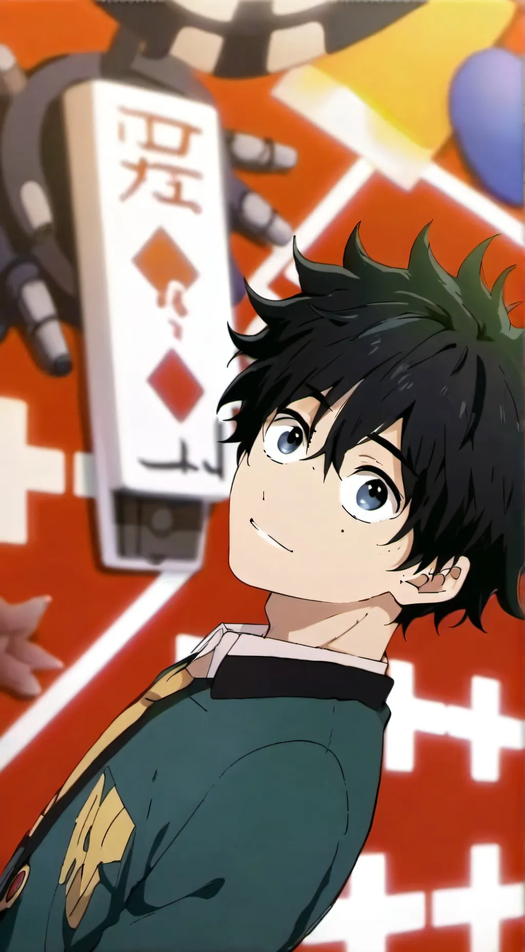 ai character: deku background