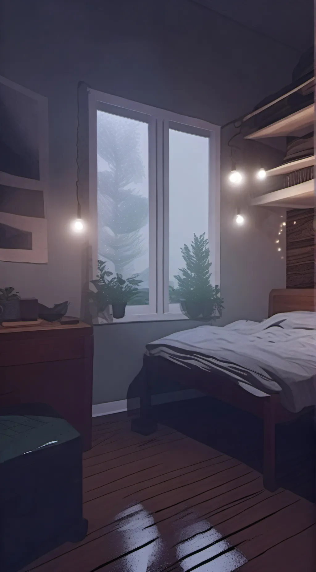 ai character: Sleepover😴 background