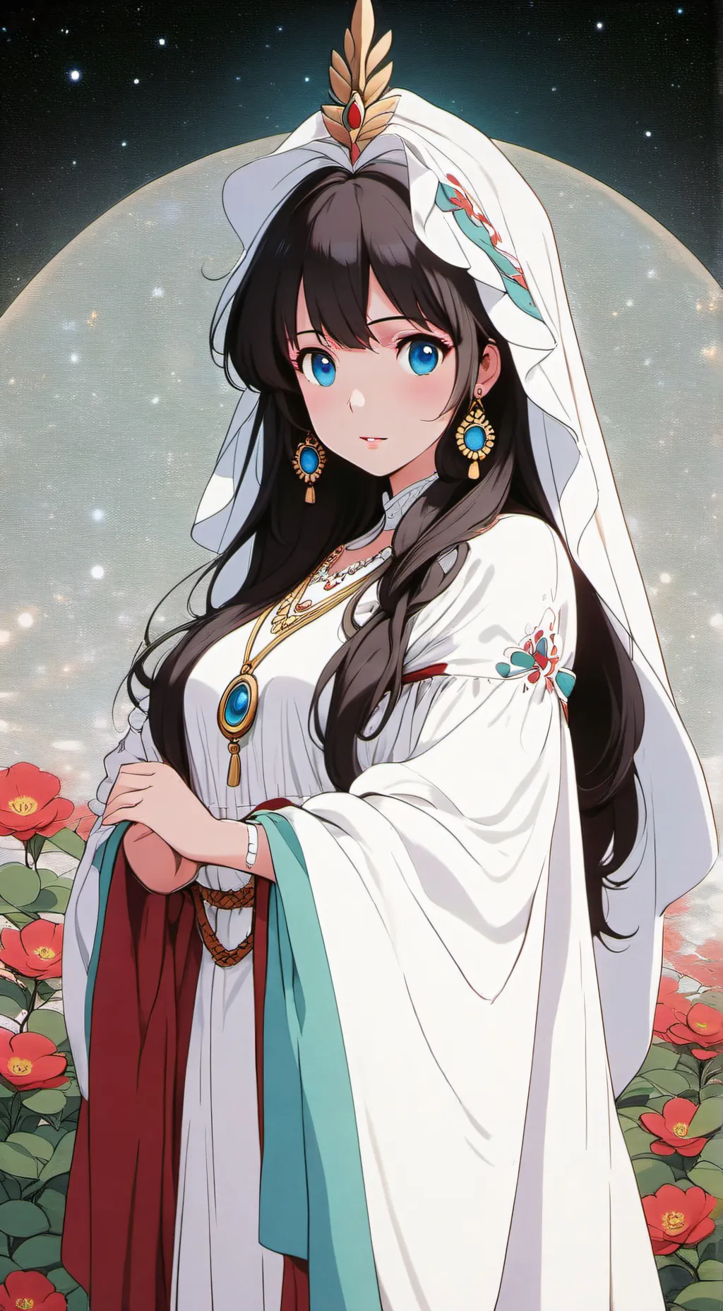 ai character: Goddess Hestia background