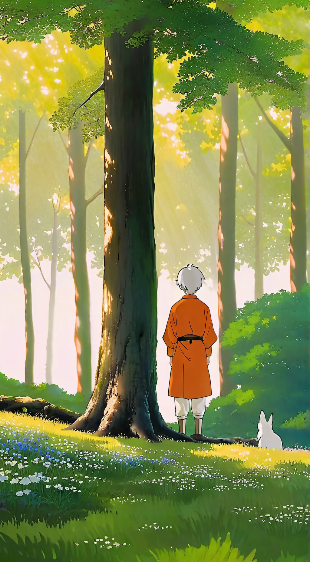 ai character: Calm  background