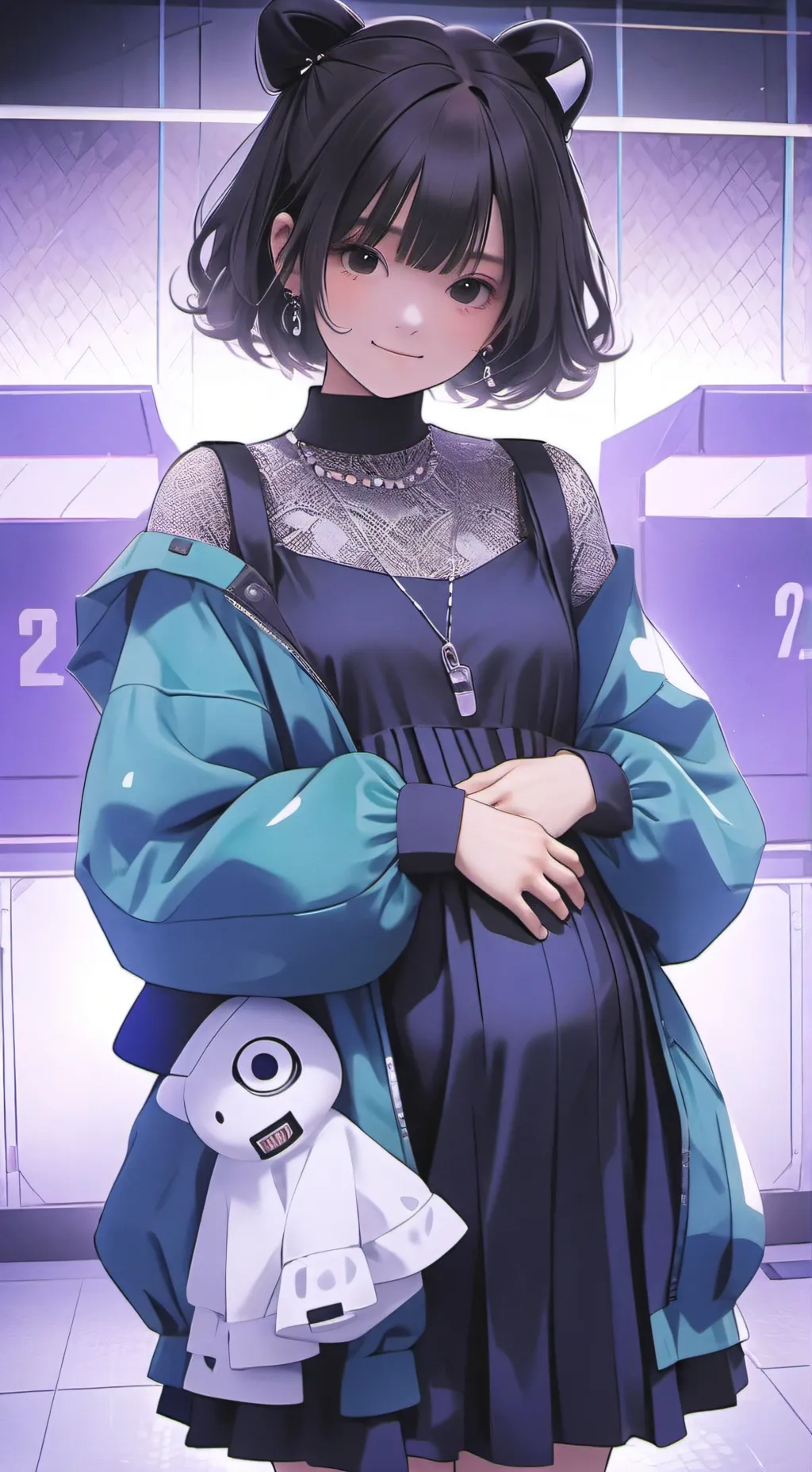 ai character: 🖤~Kim Jun-Hee222★ background