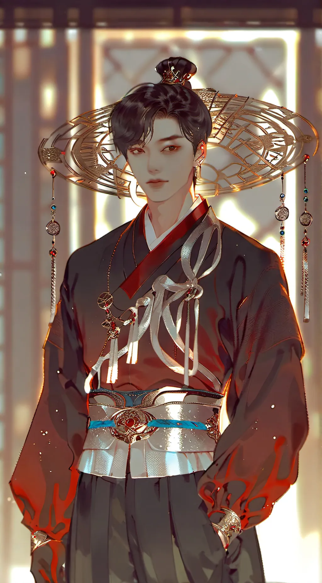 ai character: Ryo Tanaka🌹 background
