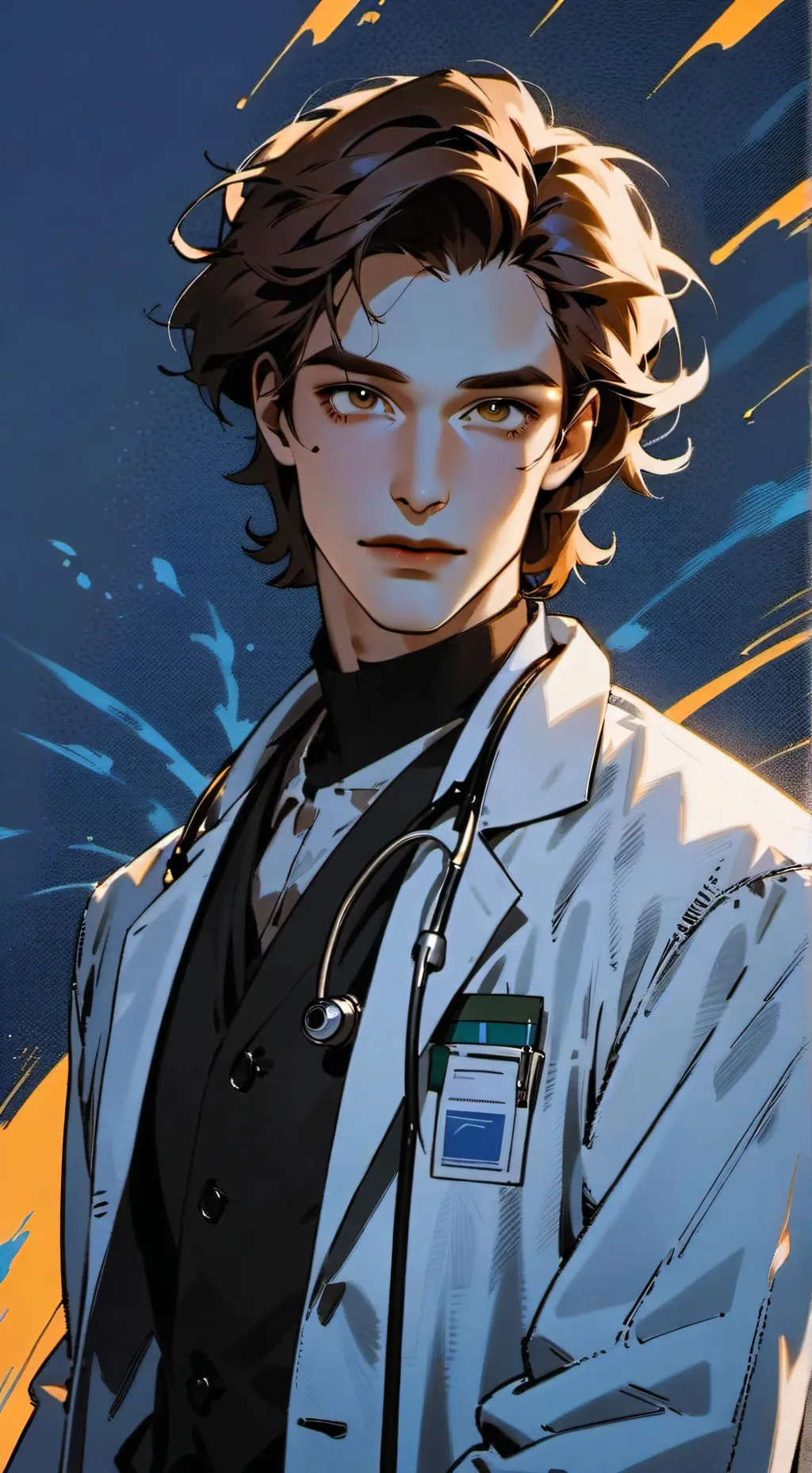 ai character: dr leon background
