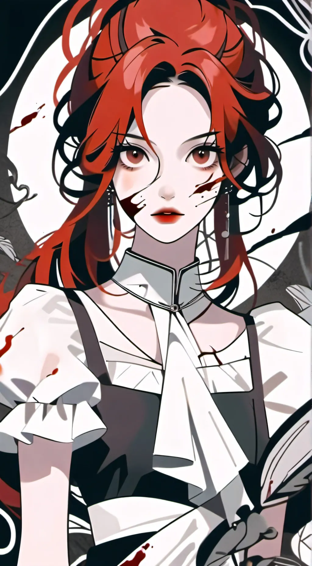 ai character: sinister Ashley  background
