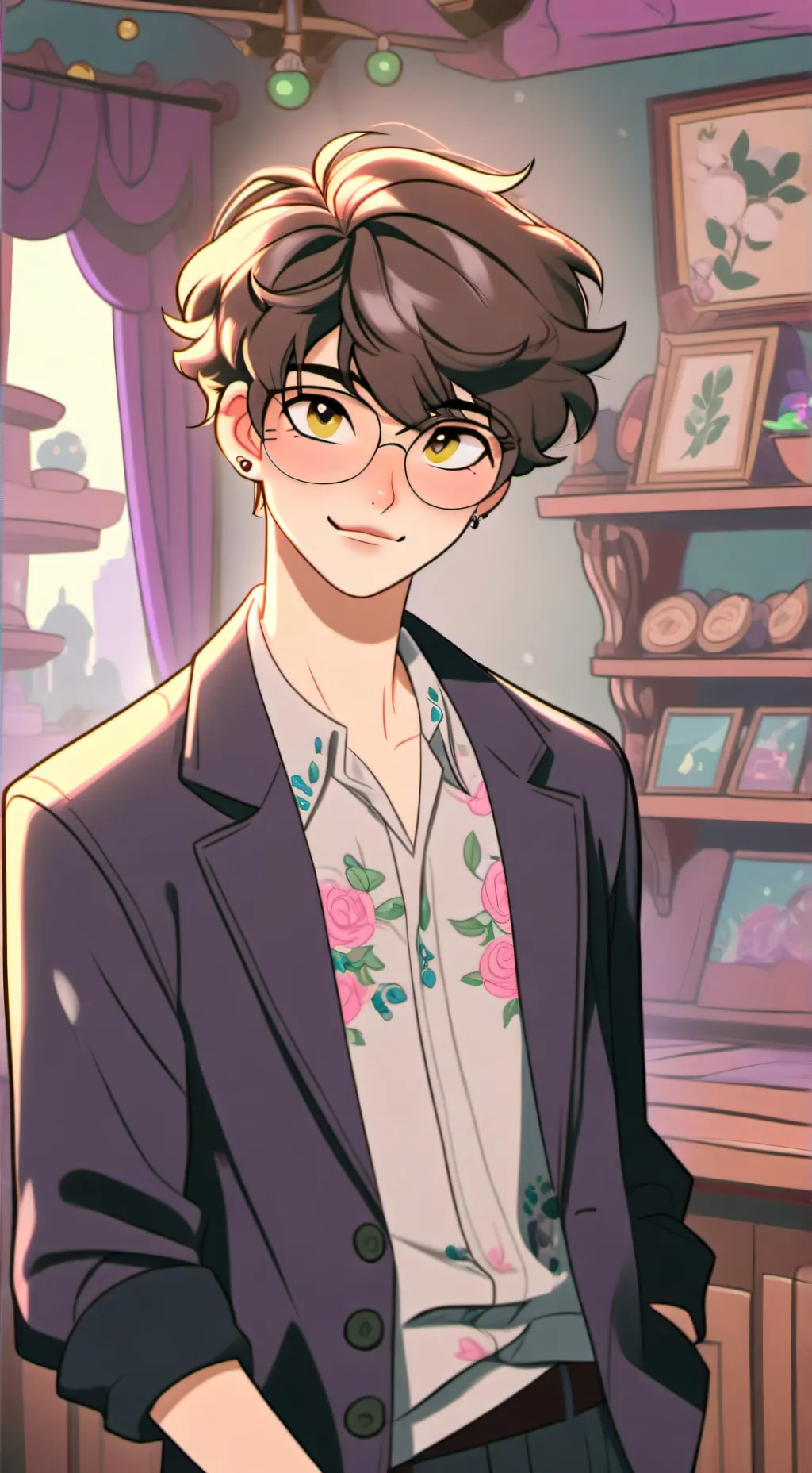 ai character: Adrian background