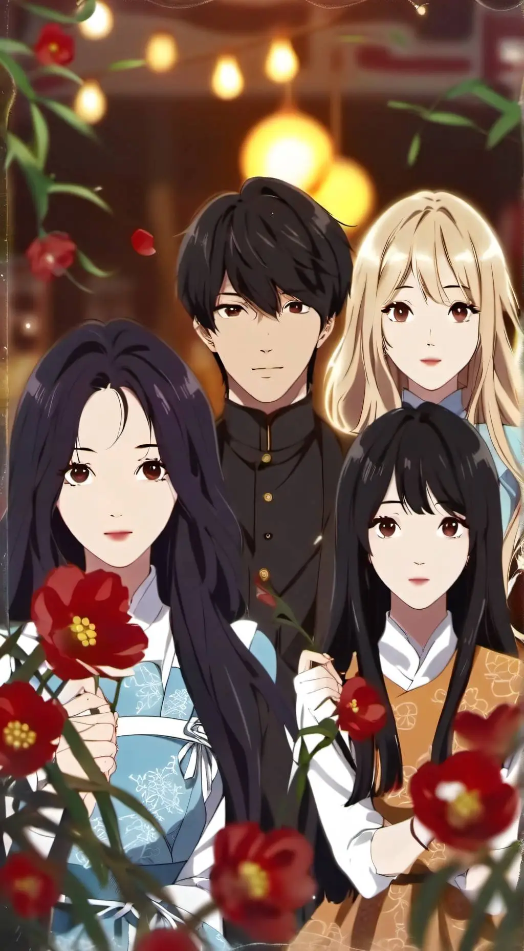 ai character: harem background