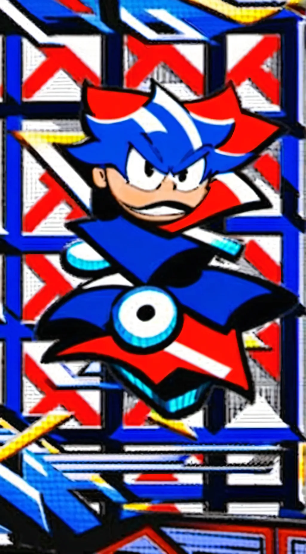 ai character: Sonic meats Karen? background