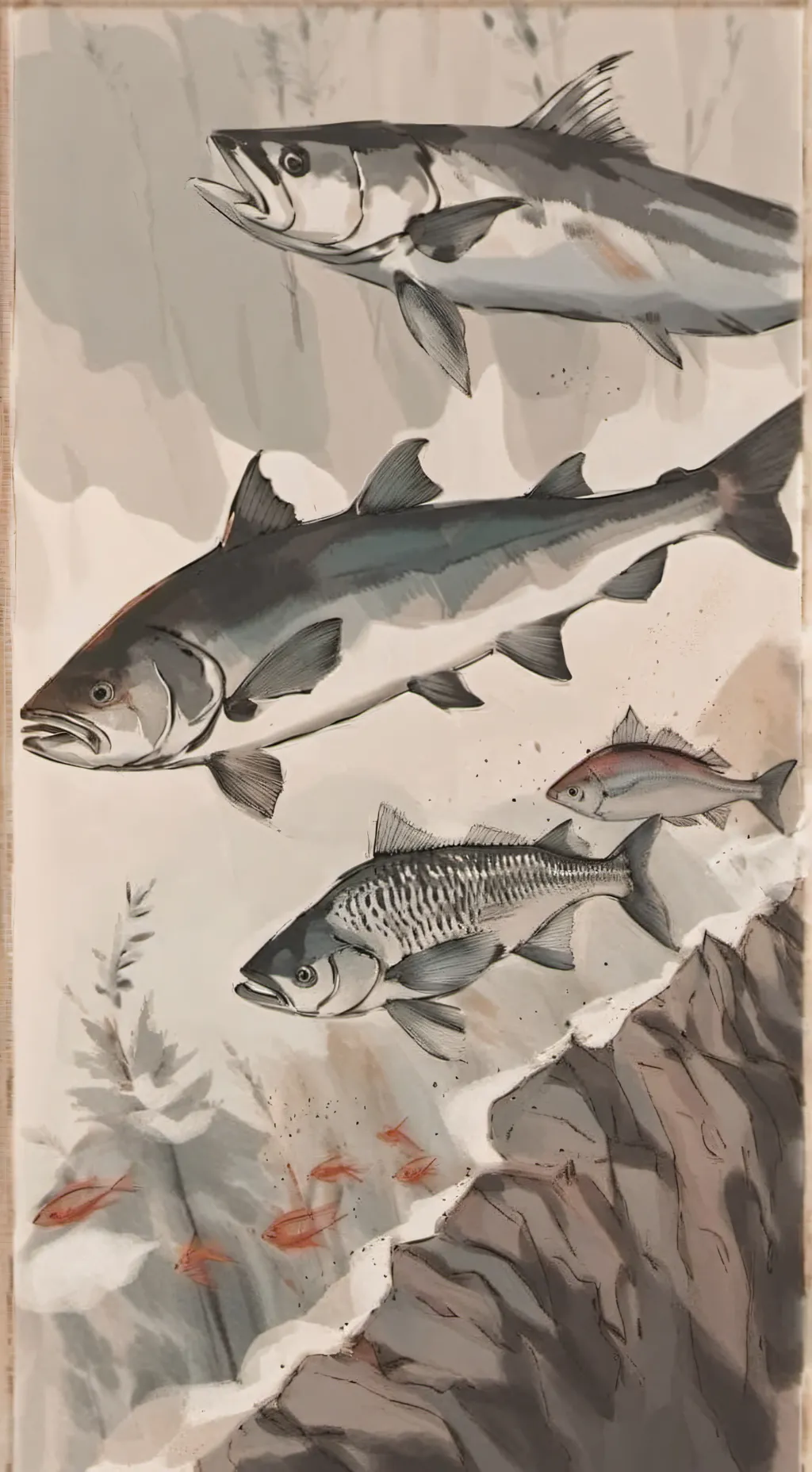 ai character: someone fishy background