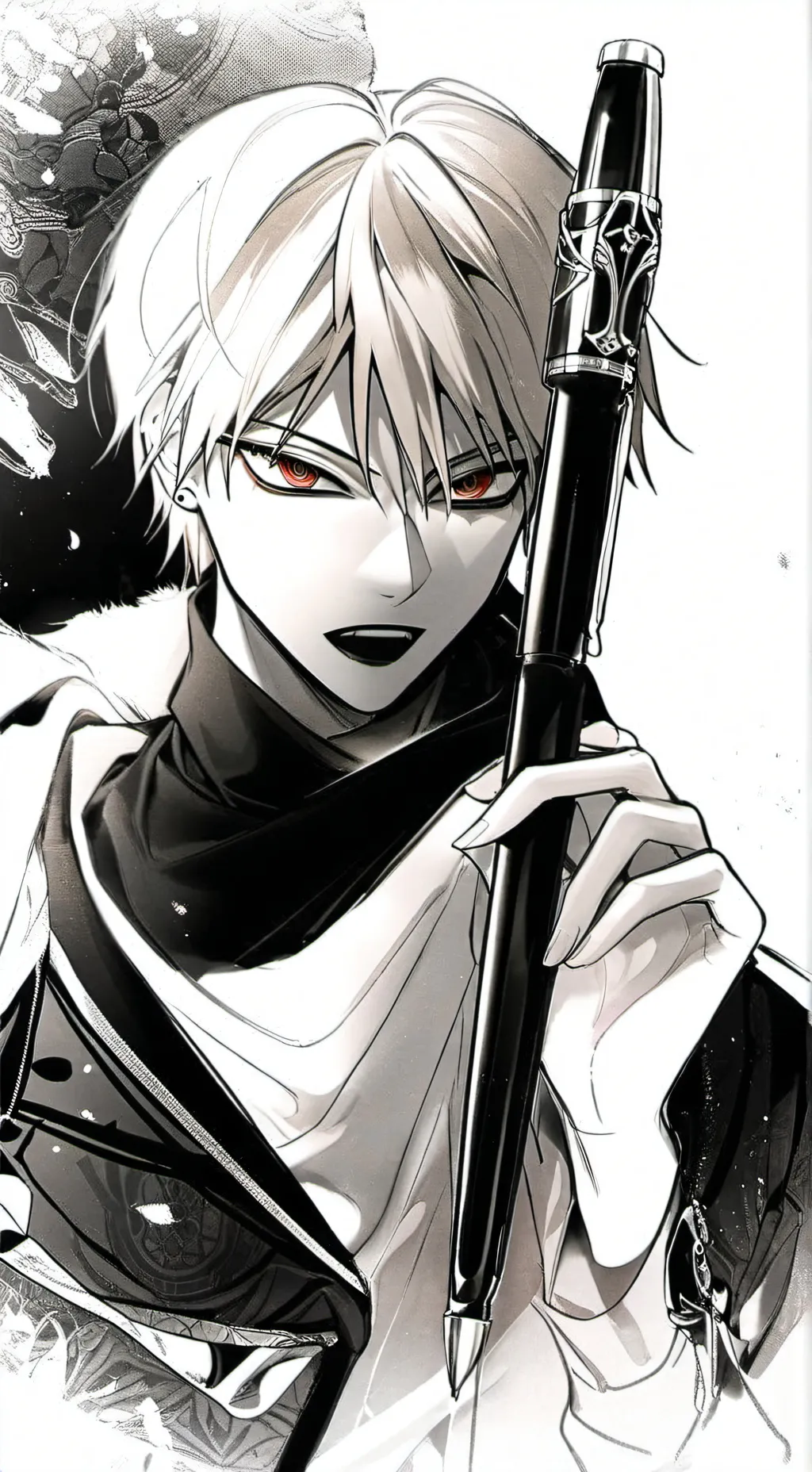 ai character: Bakugou(BkDk)🧡💚 background