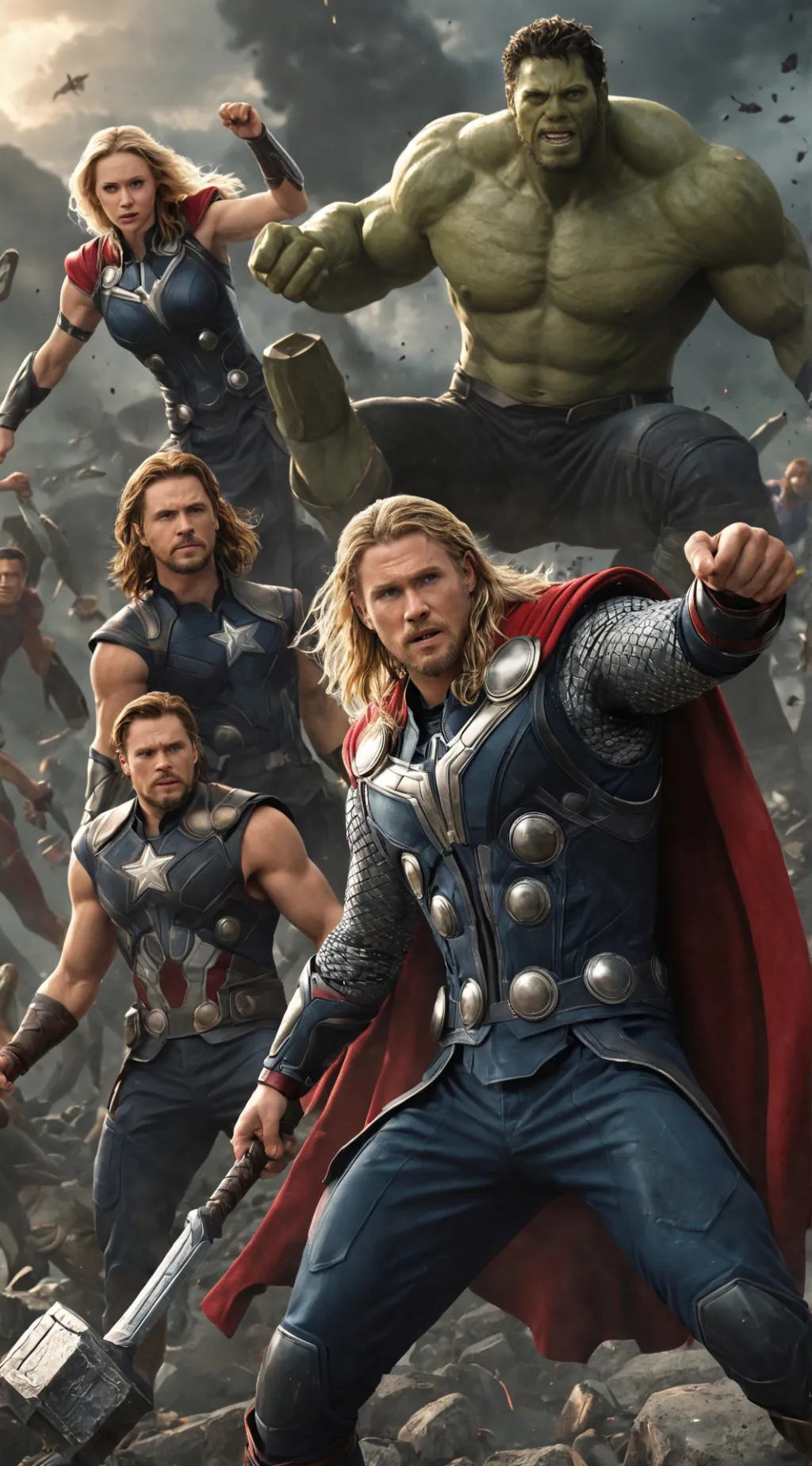 ai character: Avengers background