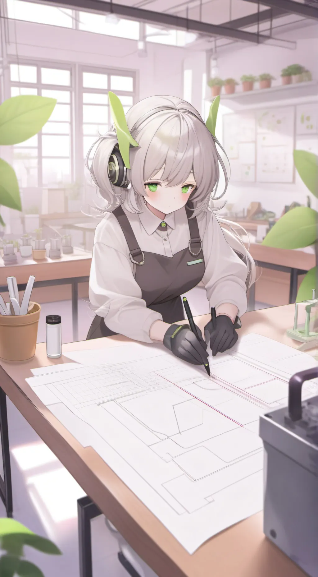 ai character: The Green Tycoon background