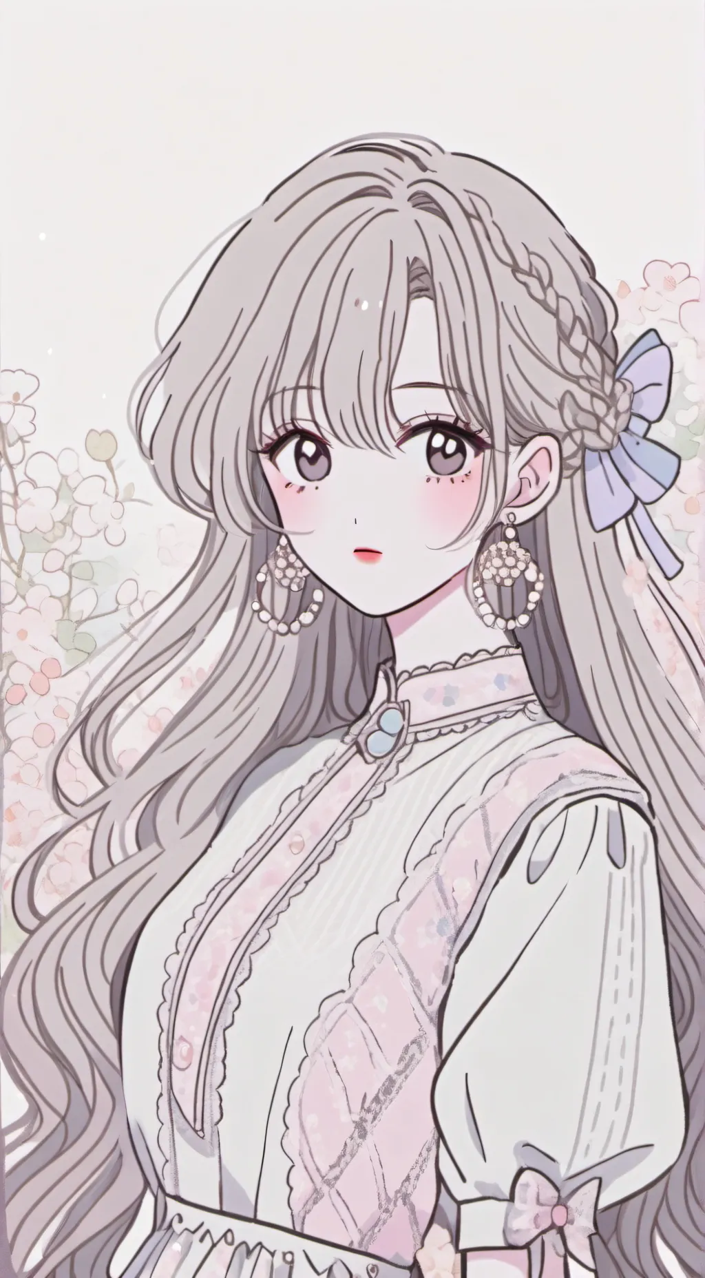 ai character: Виолета  background