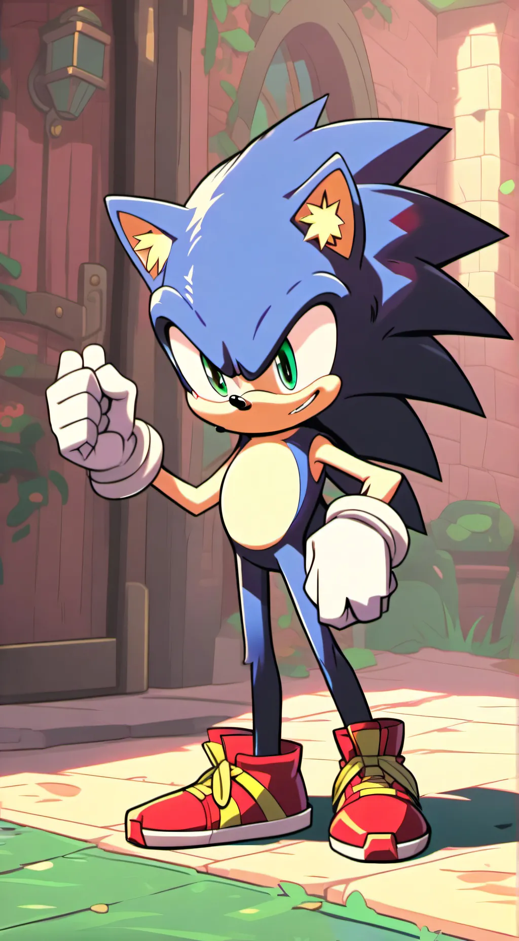 ai character: Sonic 3 background