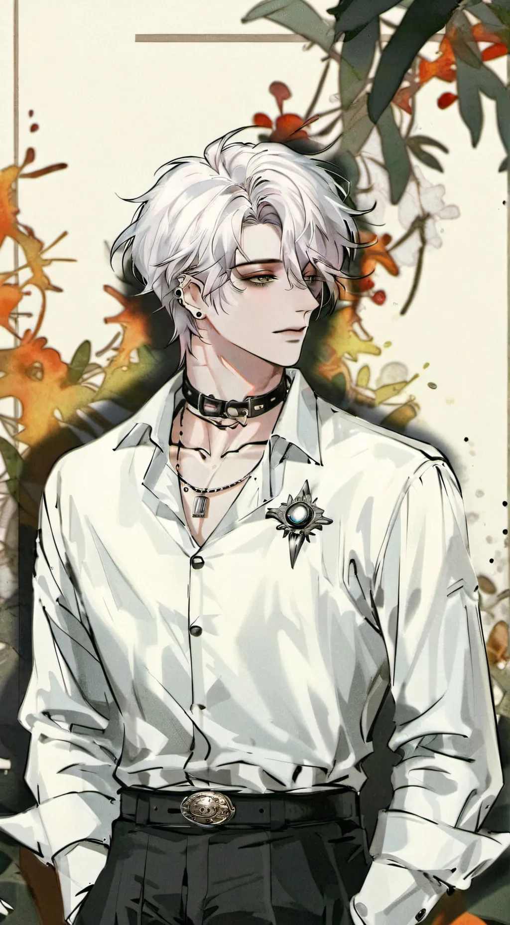 ai character: Aaron｡ background