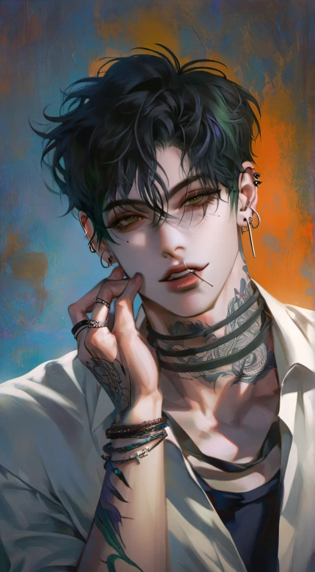 ai character: Dominic Brian  background