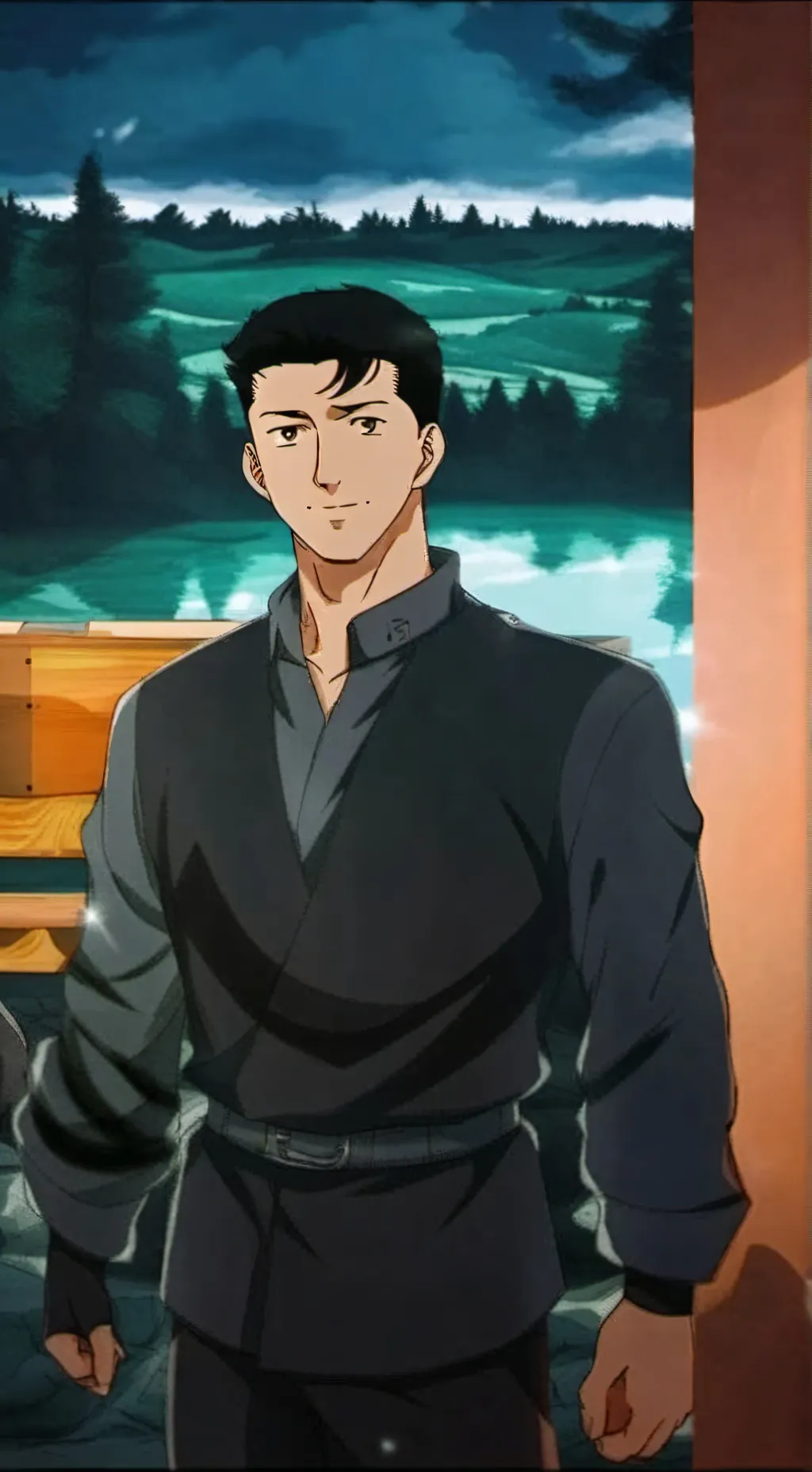 ai character: Yohei Mito background