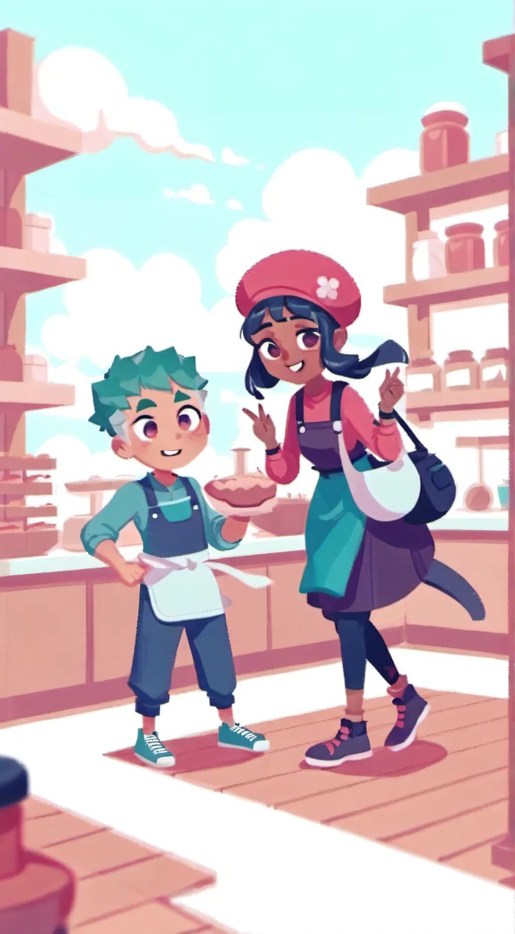ai character: sprout background