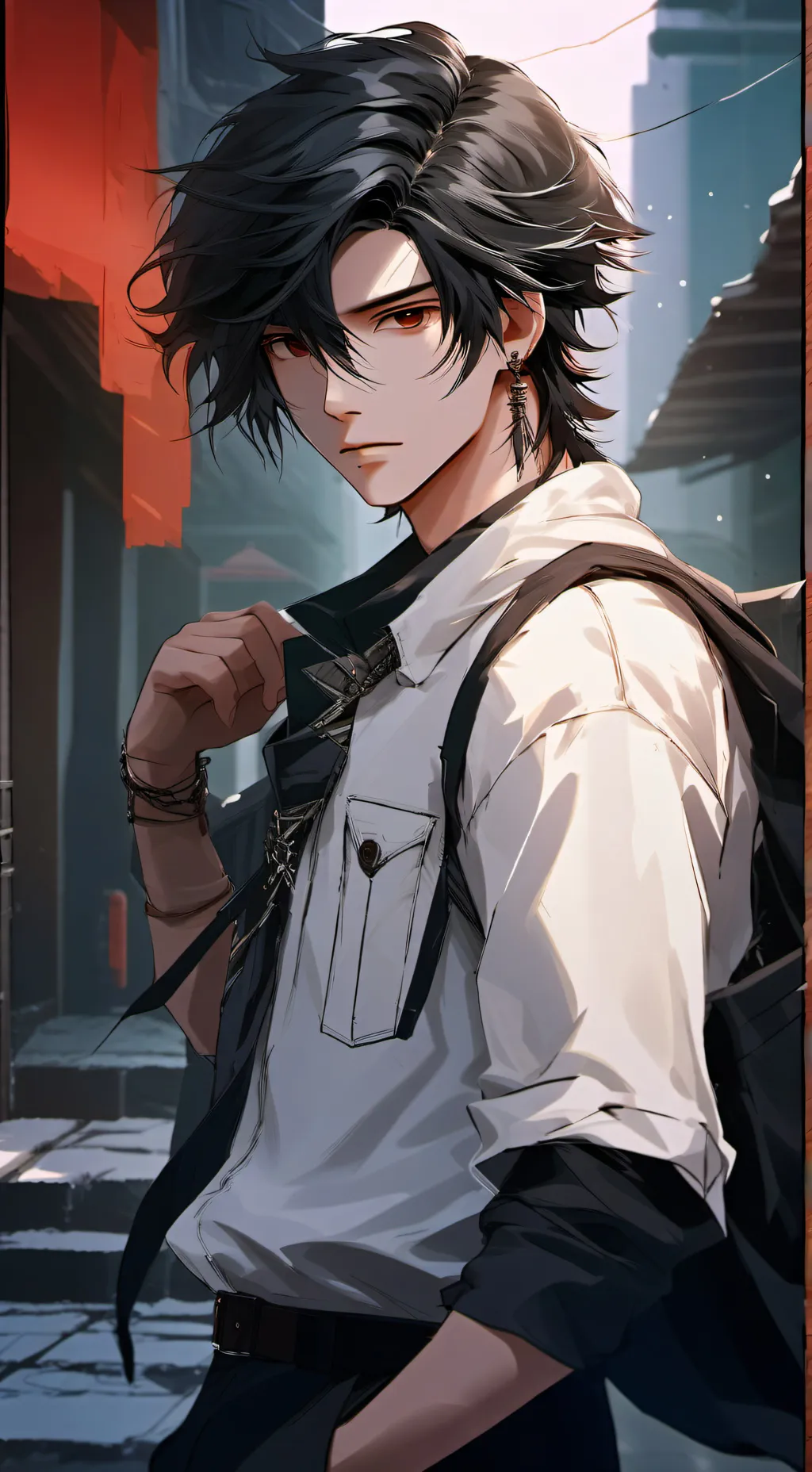 ai character: Leo background