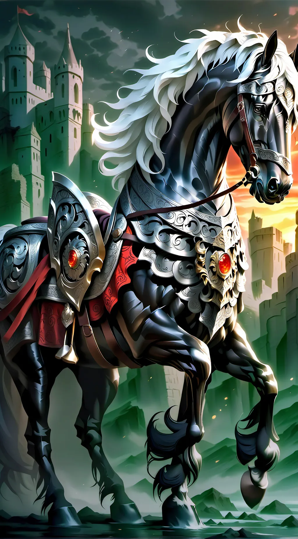 ai character: Ebony background