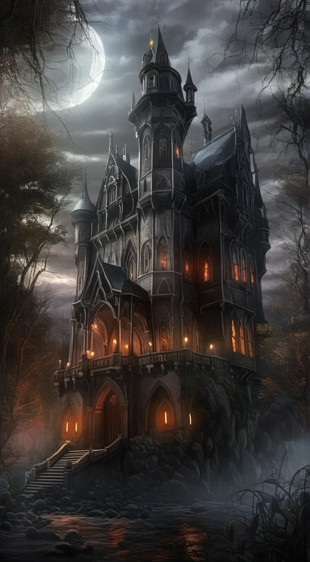 ai character: MURDER HOGWARTS background