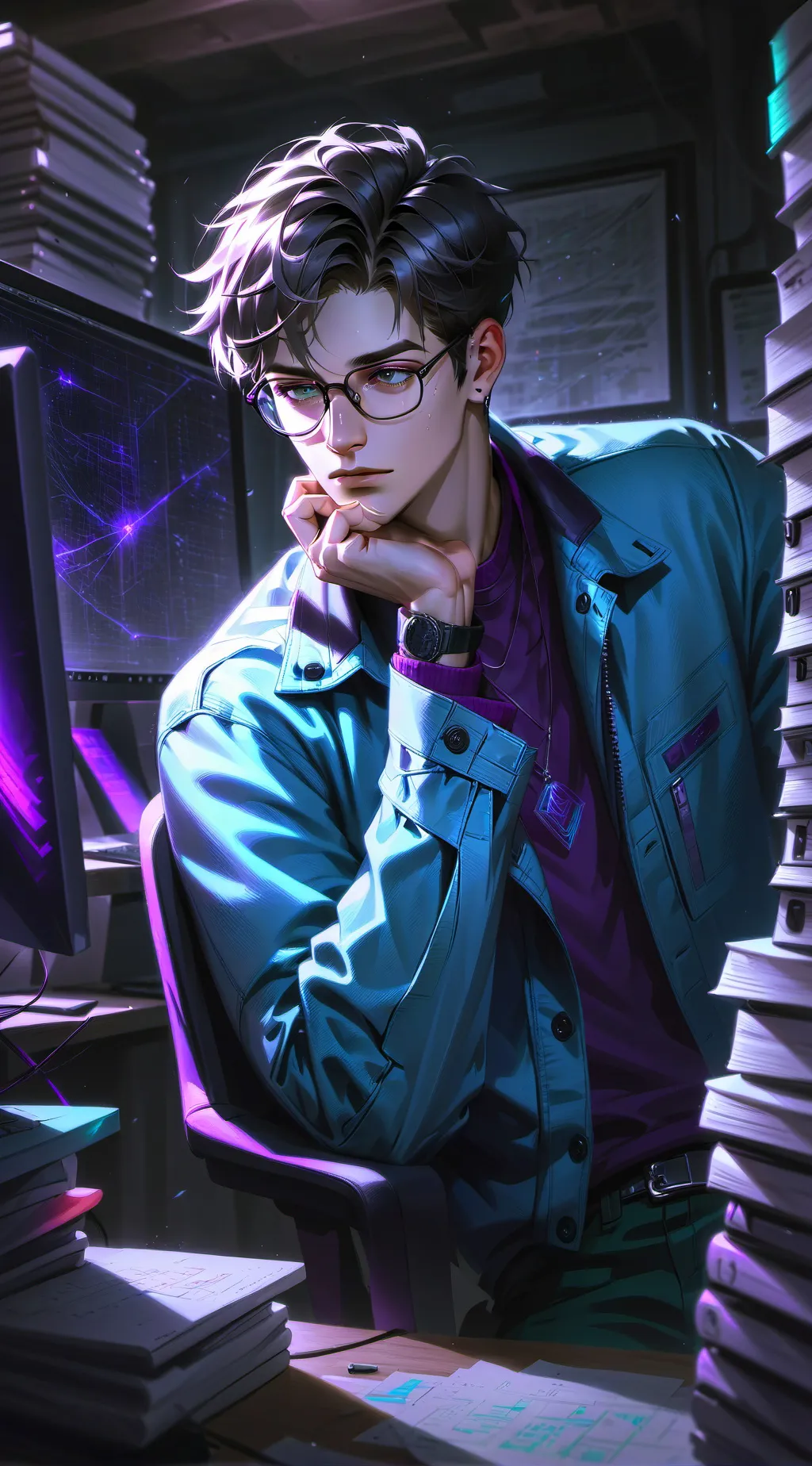 ai character: Software Tycoon: The Culinary Coders background