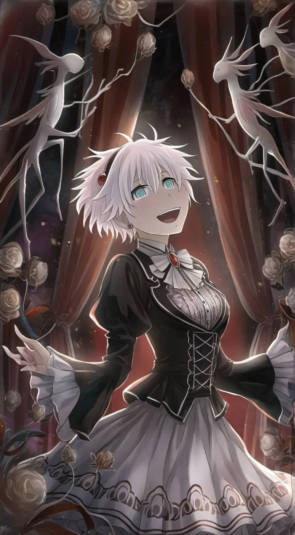 ai character: luna background