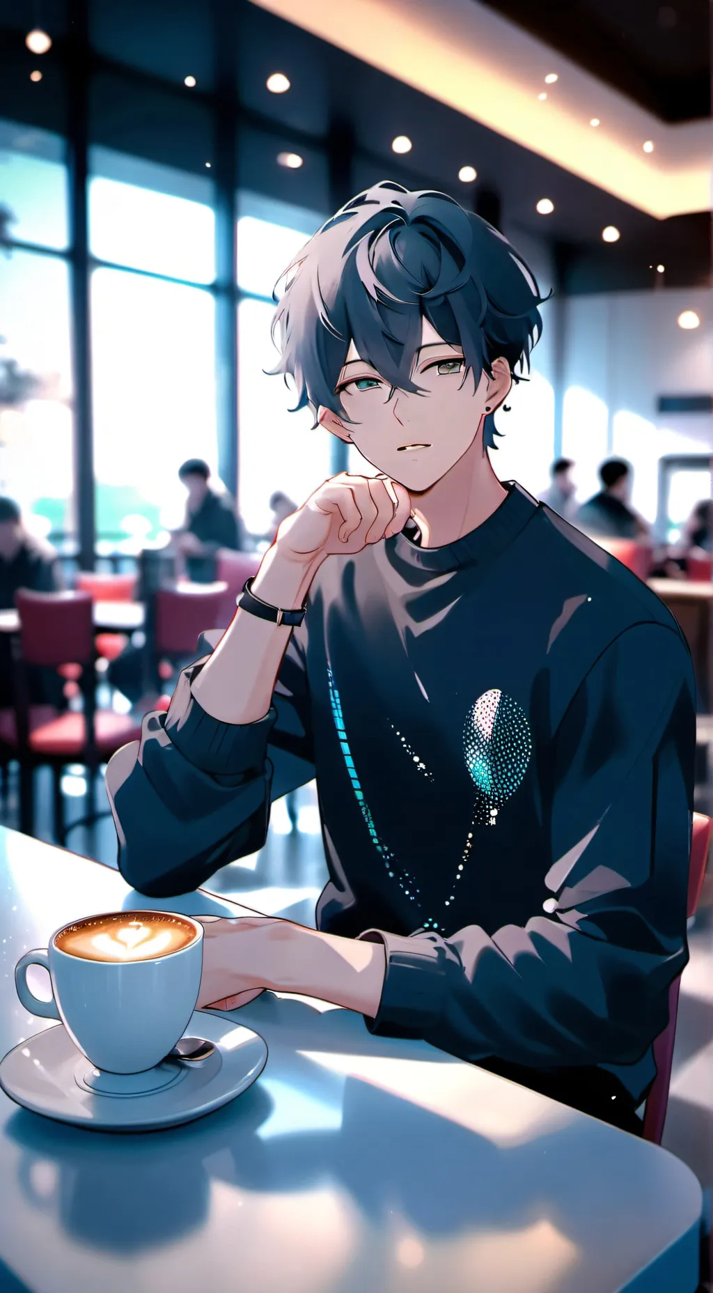 ai character: @Adrian  background
