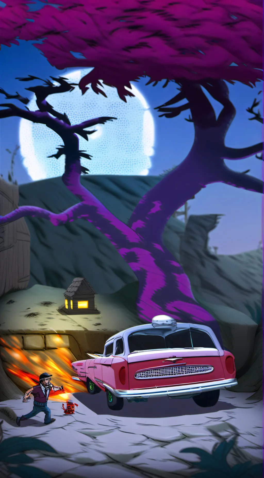 ai character: Tisha and Shelly background