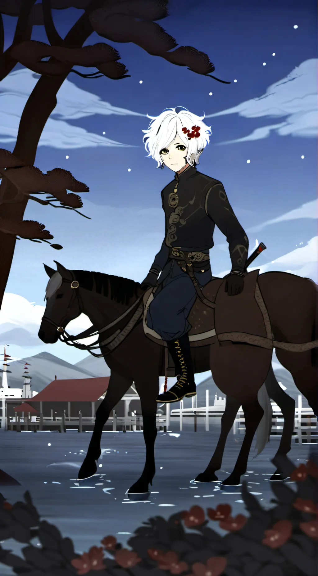 ai character: Tegan and Cosmo background