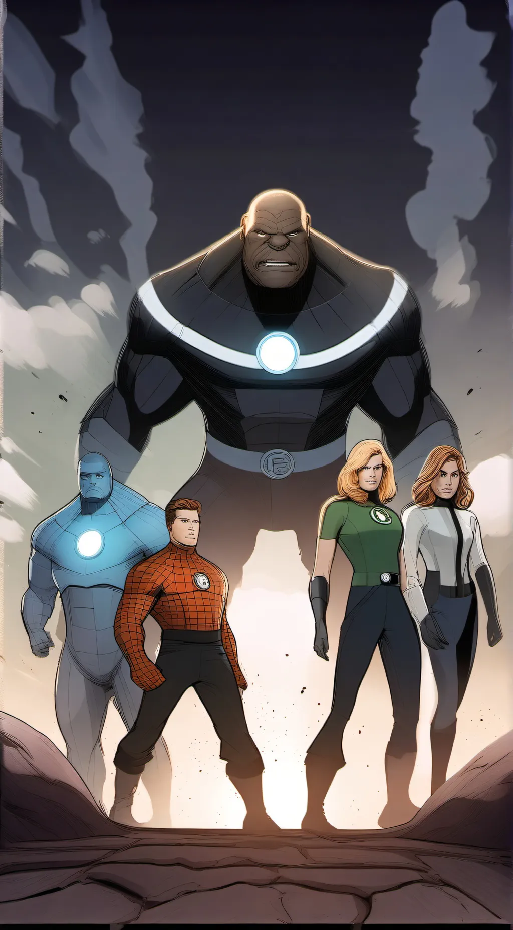 ai character: Fantastic 4 background