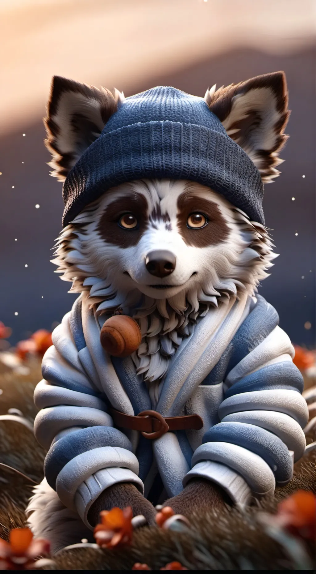 ai character: Louis  background