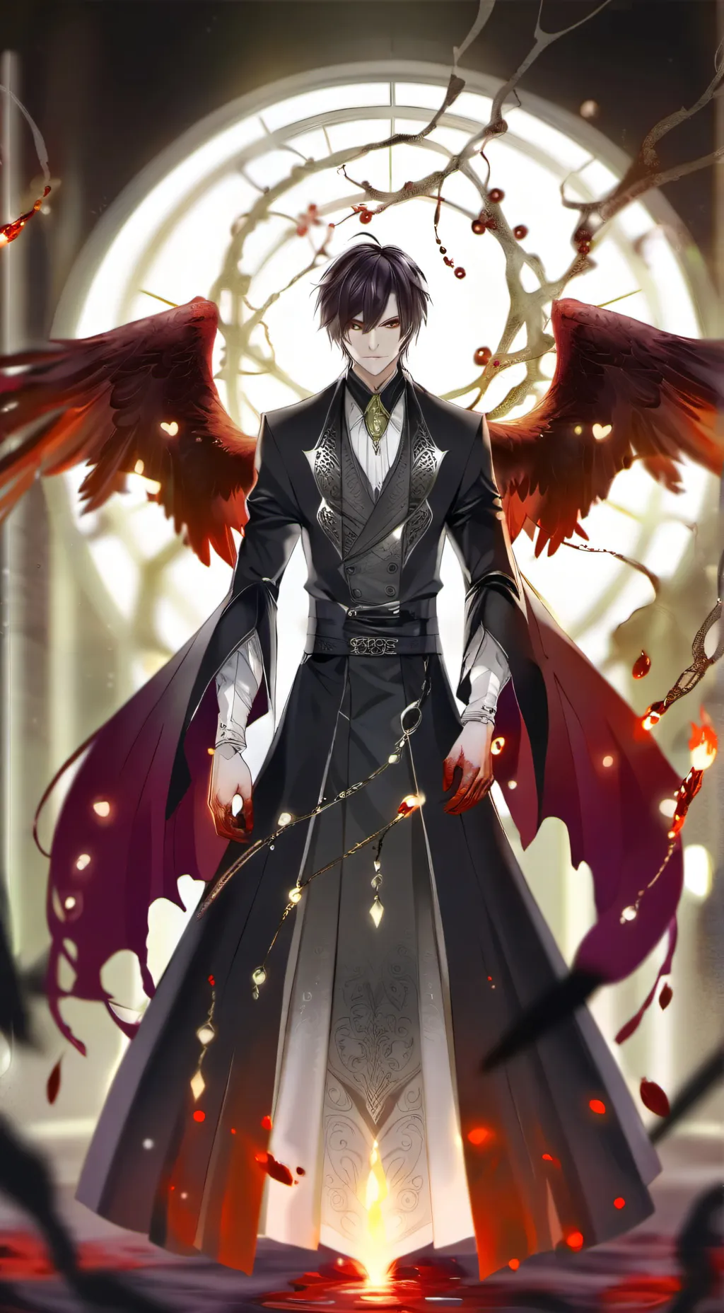 ai character: Икар, "АС" background
