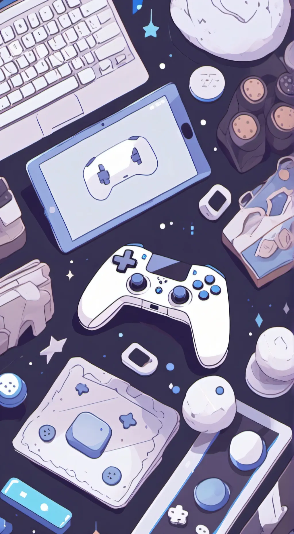 ai character: Juegos hes AI background