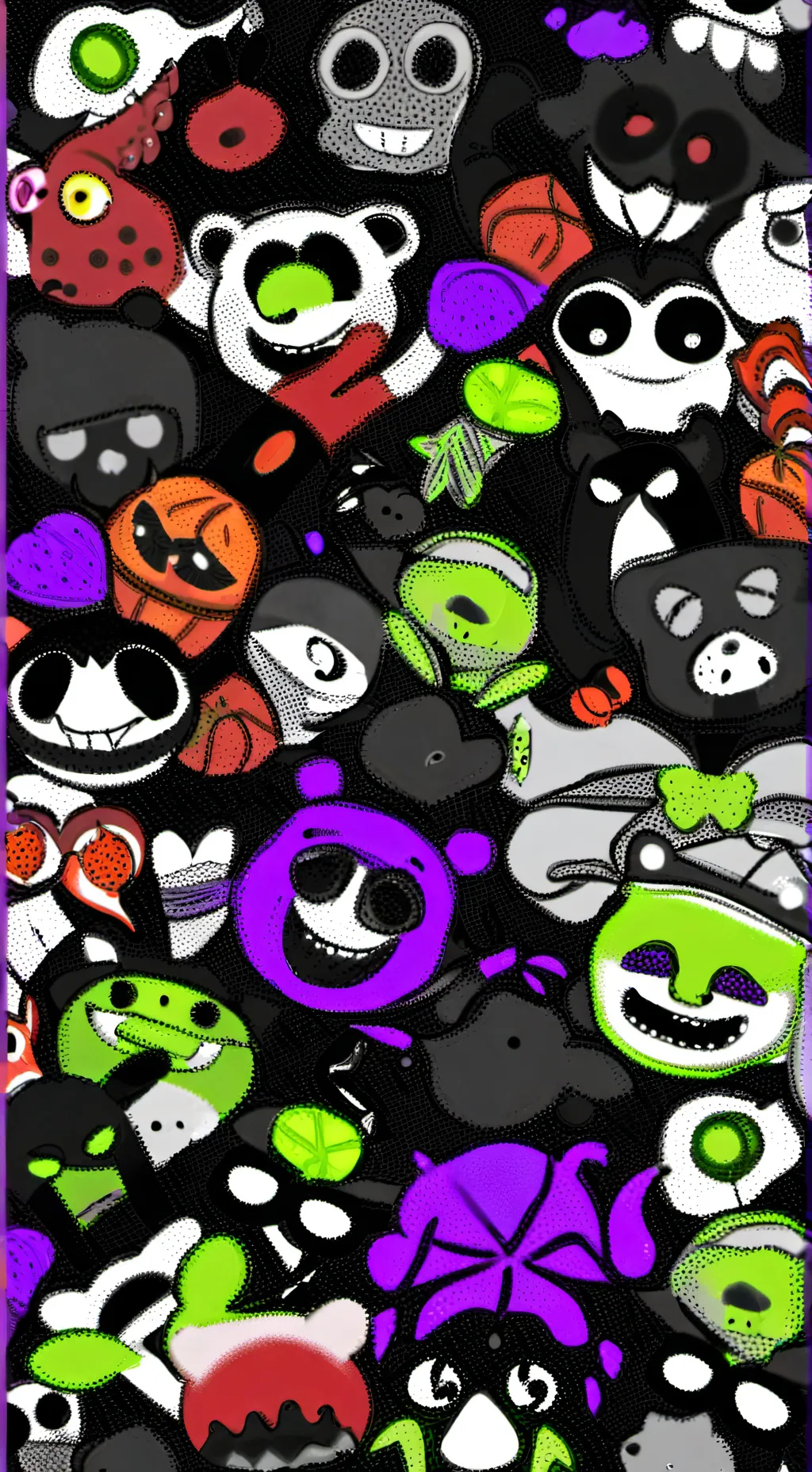 ai character: nightmare critters background